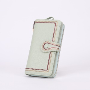 Sac à main long pour femme avec fermeture éclair