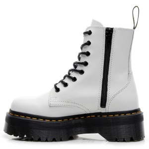 Bottes courtes pour femmes, semelle épaisse, 8 trous, fermeture à glissière latérale, style britannique.