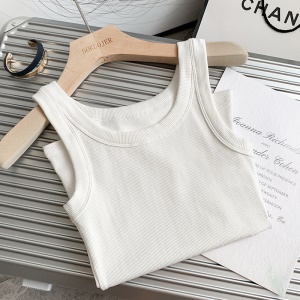 Gilet décontracté en coton pour femmes