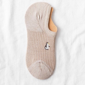 Chaussettes courtes pour femmes respirant et antidérapant