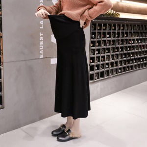 Jupe de maternité longue en tricot