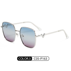 Lunettes de soleil polarisées pour femmes avec grande cadre
