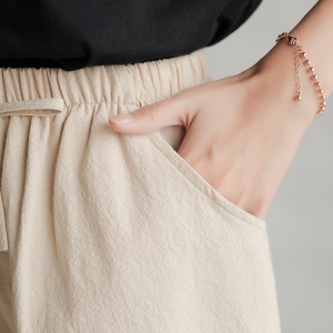 Short décontracté en coton pour femmes