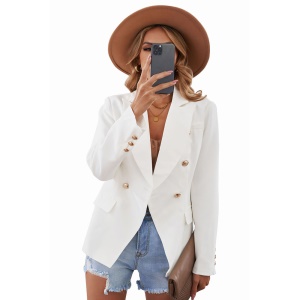 Manteau en polyester pour femme