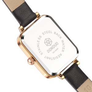 Petite montre verte pour dames montre à quartz imperméable casual