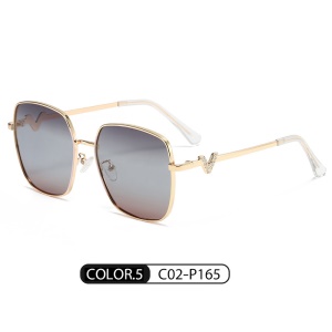 Lunettes de soleil polarisées pour femmes avec grande cadre