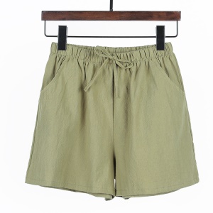 Short décontracté en coton pour femmes