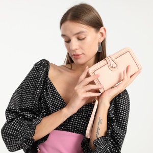 Sac à main long pour femme avec fermeture éclair