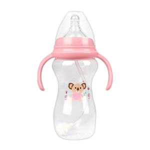 Biberon en plastique  300ml avec poignée