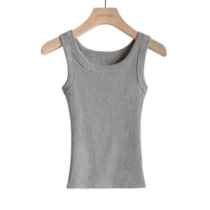 Gilet décontracté en coton pour femmes
