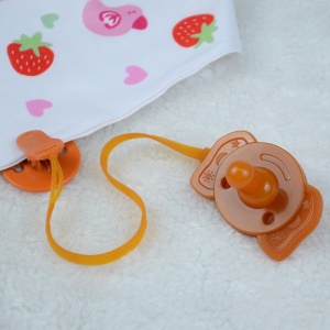 Tétine en silicone à tête plate ronde