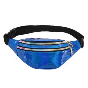 Sac de poitrine pour femme en plein air couleur réfléchissant