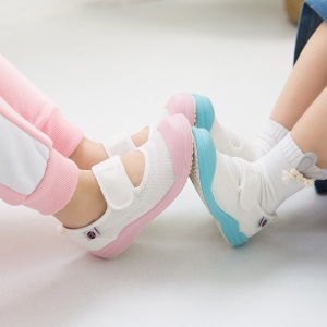 Chaussures simples pour bébé fille semelle souple antidérapante et respirante