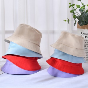 Chapeau de pêcheur de couleur unie Version pour couple