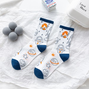Chaussettes respirantes en coton  pour femme