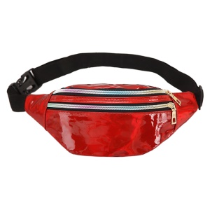 Sac de poitrine pour femme en plein air couleur réfléchissant