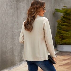 Manteau décontracté pour femme avec poches