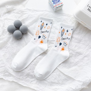 Chaussettes respirantes en coton  pour femme