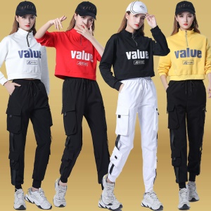 Ensemble de sport pour femme( pantalons long avec poches+hauts à manches longs)