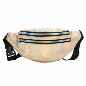 Sac de poitrine pour femme en plein air couleur réfléchissant