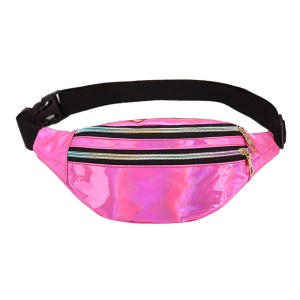 Sac de poitrine pour femme en plein air couleur réfléchissant