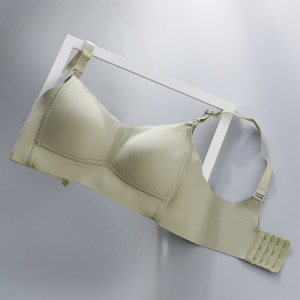 soutien-gorge d'allaitement à section mince sans anneau d'acier  avec boucle d'ouverture