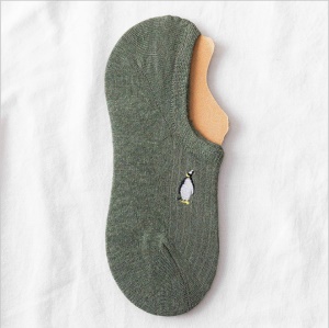 Chaussettes courtes pour femmes respirant et antidérapant