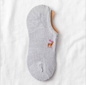 Chaussettes courtes pour femmes respirant et antidérapant