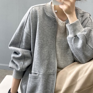 Femme veste de détente avec fermeture éclair