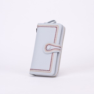 Sac à main long pour femme avec fermeture éclair