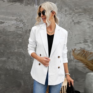 Manteau en polyester pour femme