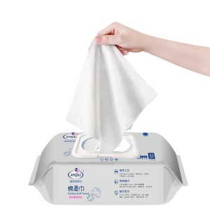 Lingettes pour bébé en coton épais avec motif perle 80pcs/paquet