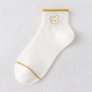 Chaussettes pour femmes en coton respirant taille moyenne