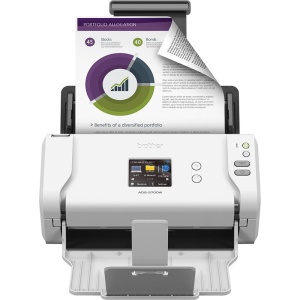 Scanner ADS-2700W avec Port réseau sans fil/câblé avec fonction de Numérisation de clé USB, Écran tactile et scan à haute vitesse