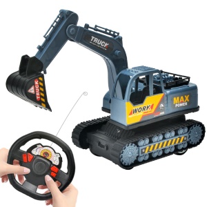 Jouets excavatrice électrique pour enfants avec télécommande