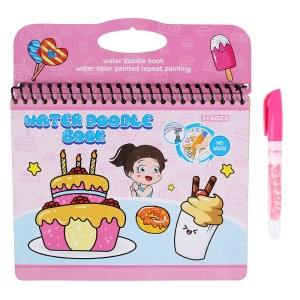 Carnet de croquis pour enfants + stylo aquatique réutilisable