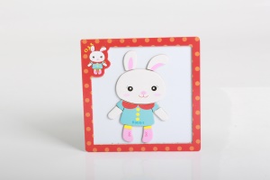 Jouet de puzzle magnétique  pour enfants en bois