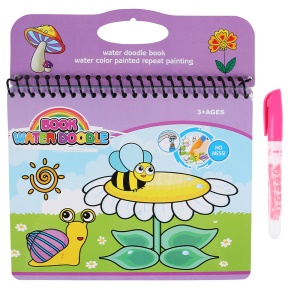 Carnet de croquis pour enfants + stylo aquatique réutilisable