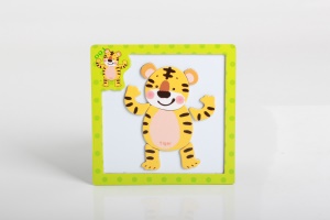 Jouet de puzzle magnétique  pour enfants en bois