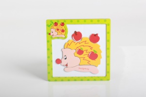 Jouet de puzzle magnétique  pour enfants en bois