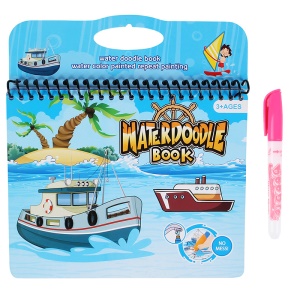Carnet de croquis pour enfants + stylo aquatique réutilisable