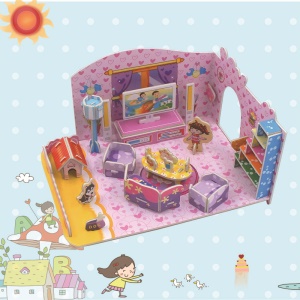 Jouet de puzzle 3D stéréo