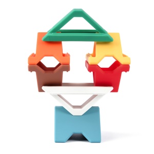 Blocs de construction jouets pour enfants en silicone