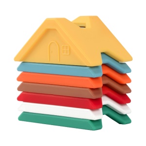 Blocs de construction jouets pour enfants en silicone