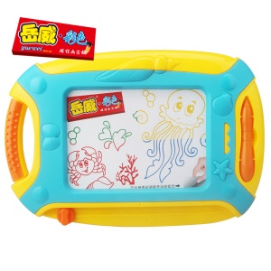 Tableau d'écriture magnétique couleur pour enfants 24 * 18 * 2.5cm