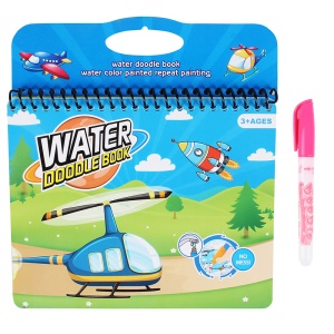 Carnet de croquis pour enfants + stylo aquatique réutilisable