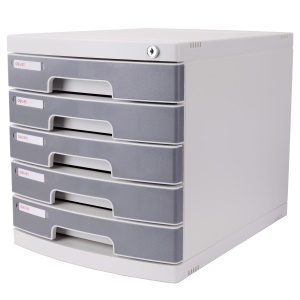 Classeur de bureau avec serrure en plastique dur