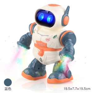 Robot de danse électrique multifonction avec lumière et musique Intelligent 360 degrés Rotation