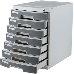 Classeur de bureau avec serrure en plastique dur