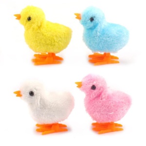 Jouet modèle de poussin en peluche sans batterie